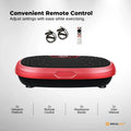 Red Mini Vibration Platform Magnet Therapy Vibrating Machine Exercise Plate