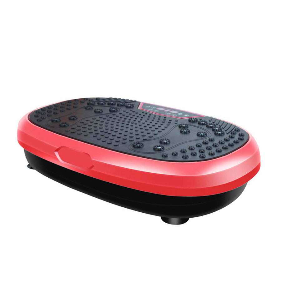 Red Mini Vibration Platform Magnet Therapy Vibrating Machine Exercise Plate - SuperSaverAU - view 1
