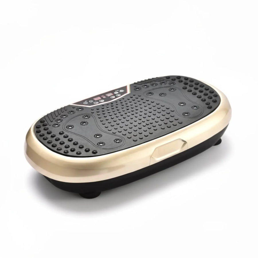 Gold Mini Vibration Platform Magnet Therapy Vibrating Machine Exercise Plate