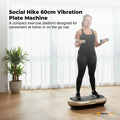 Gold Mini Vibration Platform Magnet Therapy Vibrating Machine Exercise Plate