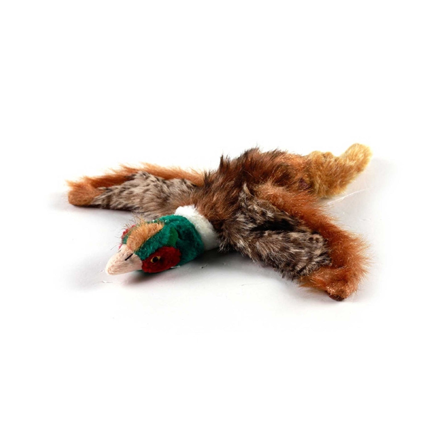 All For Paws Classic Pheasant Dog Plush Toy - Squeaky Interactive 25x25x5 cm