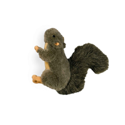 All For Paws Squirrel Plush Toy 16x18x5.5cm with Squeaker - Interactive Dog Toy