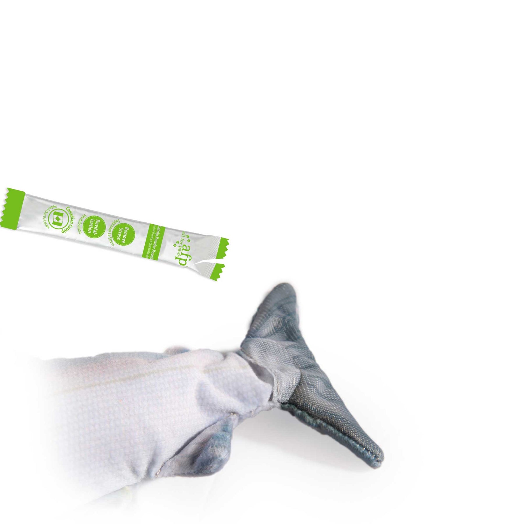 All For Paws Jittering Sardine Cat Toy 27cm with USB Rechargeable Catnip & Silvervine - SuperSaverAU - view 5