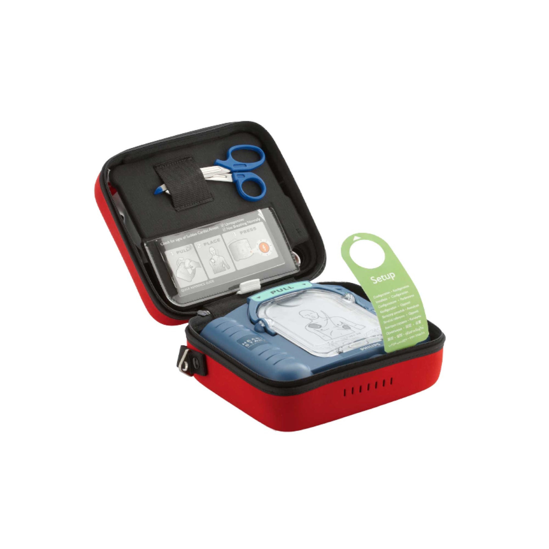 Philips HeartStart HS1 AED Defibrillator with Carry Case, Voice Instructions, Adult Pads - SuperSaverAU - view 2