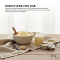 Orku Organic Unrefined Shea Butter Chunks 400g Raw Cosmetic Ingredient