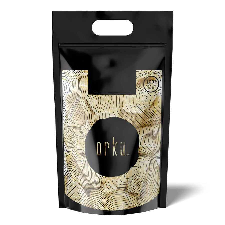Orku Organic Cocoa Butter 5kg Raw Food Grade Chunks for Skincare Chocolate Soap