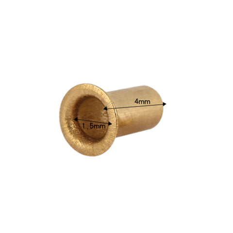1000 Brass Bee Frame Eyelets 4mm for Beekeeping and Hive Assembly - SuperSaverAU - view 2