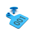 Blue Small Ear Tags 100 Pack - Numbered 5x4cm for Goats, Pigs, Livestock - SuperSaverAU - view 4