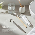 Stainless Steel Tongue Cleaner 14.7cm x 2.4cm - Curved Design for Bad Breath