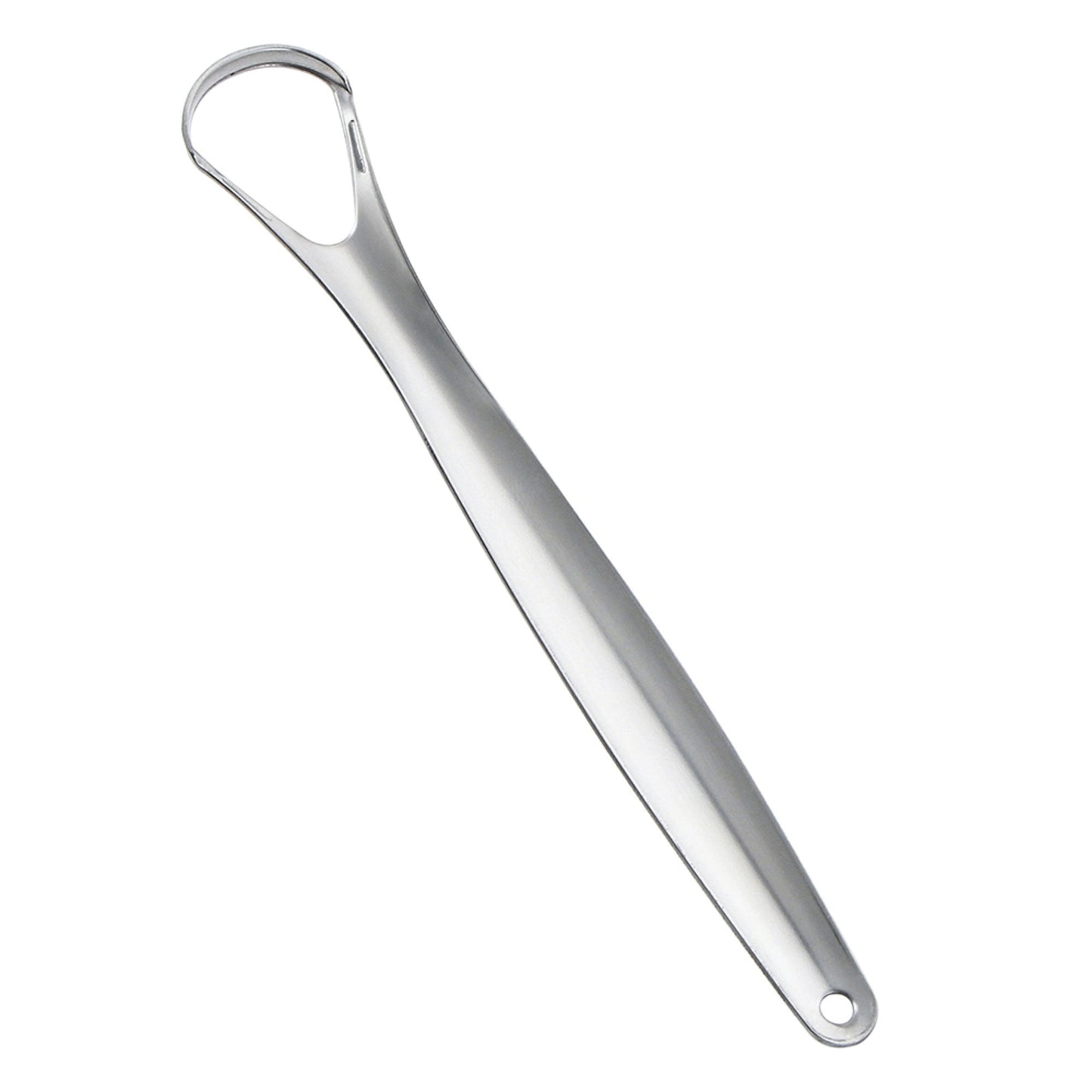 Stainless Steel Tongue Cleaner 14.7cm x 2.4cm - Curved Design for Bad Breath