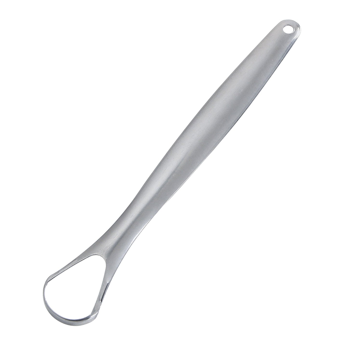 Stainless Steel Tongue Cleaner 14.7cm x 2.4cm - Curved Design for Bad Breath