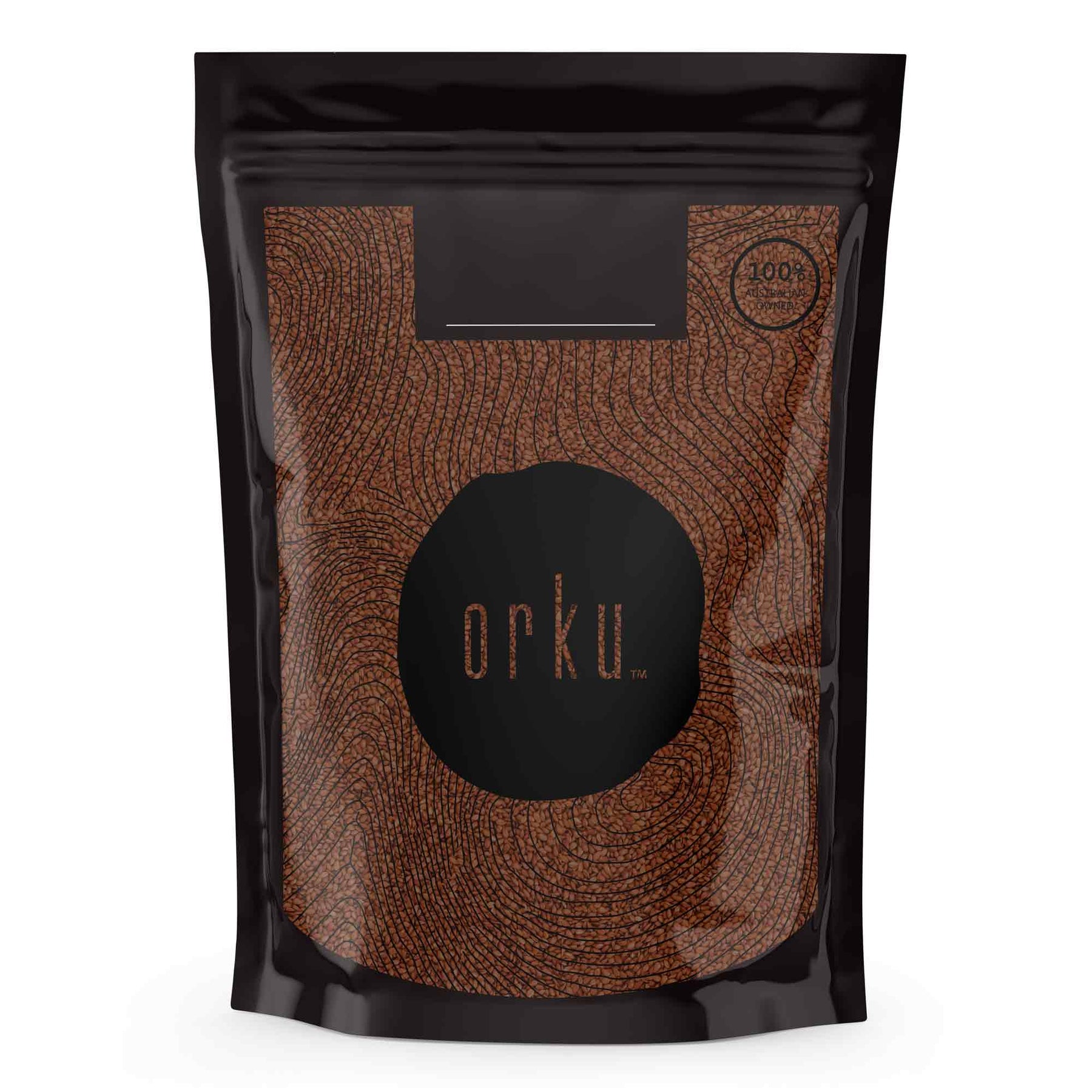 400g Organic Brown Linseed Flaxseed Whole Grain Flax Seed Non GMO Omega3 6 Fibre - SuperSaverAU - view 1