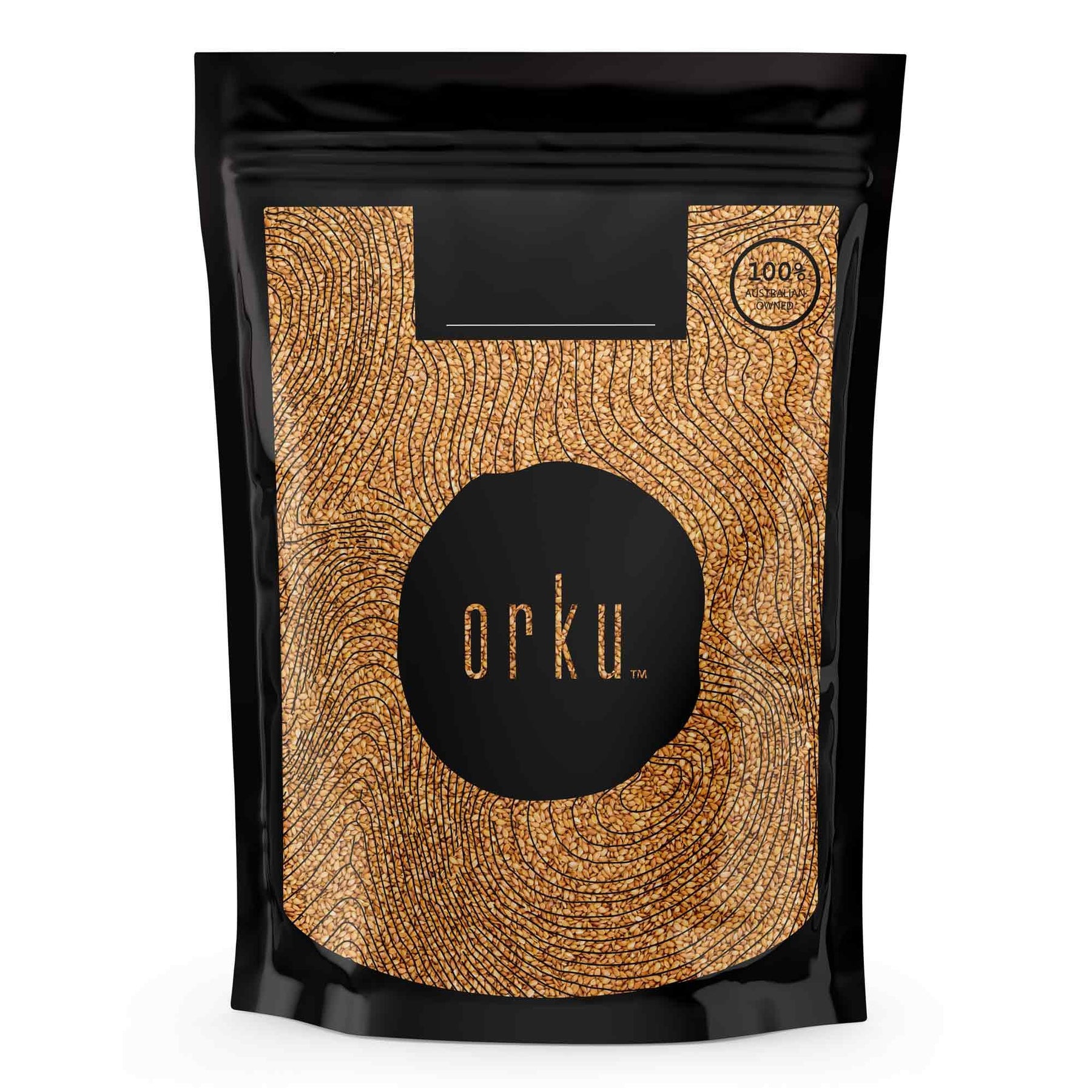 Orku Organic Golden Flaxseed Whole Linseed 10kg Bulk Pack