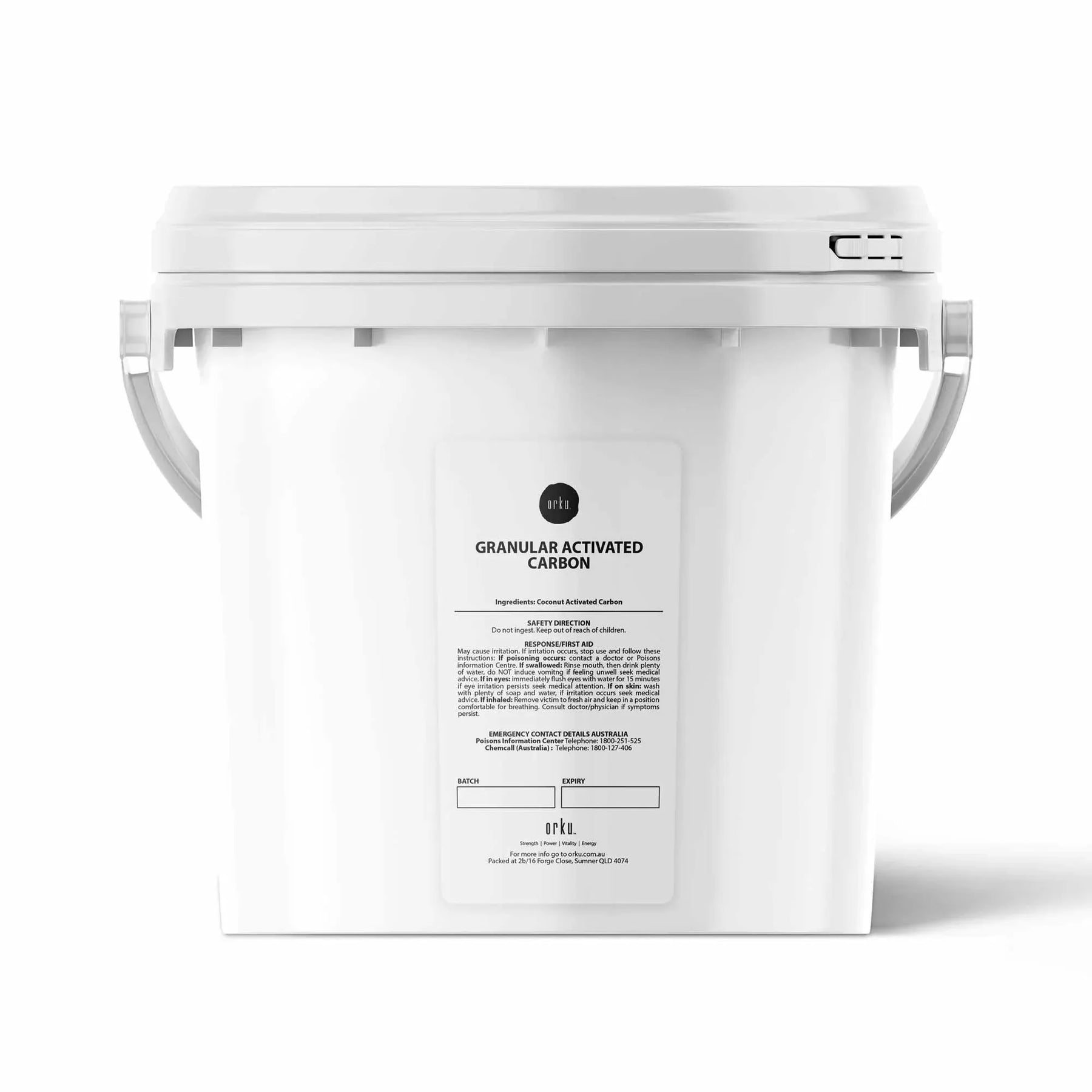 Coconut Shell Granular Activated Carbon 2.5Kg - Water Filtering GAC
