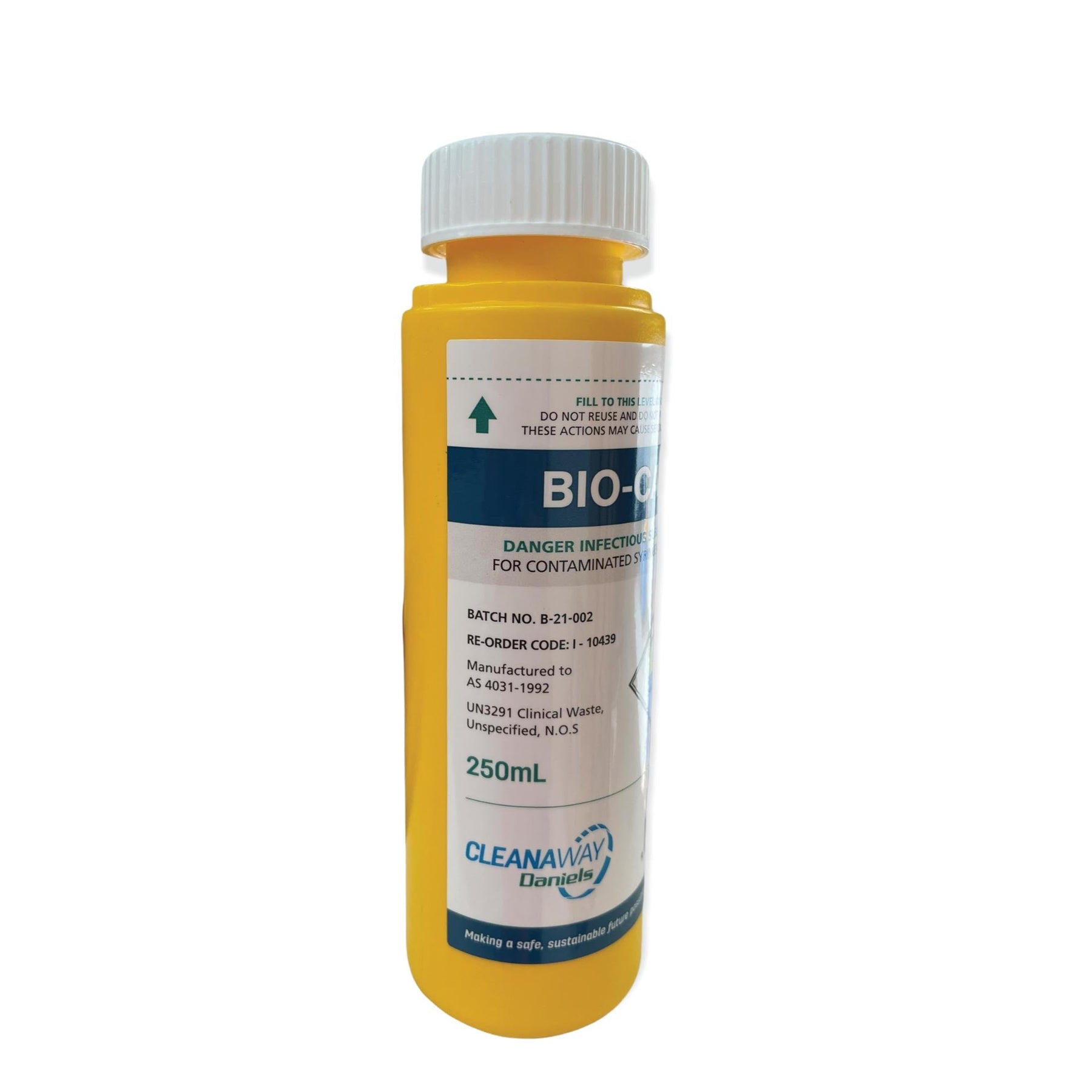 250ml Sharps Container Needle Biohazard Bin Disposal - Medical Waste Box - SuperSaverAU - view 3