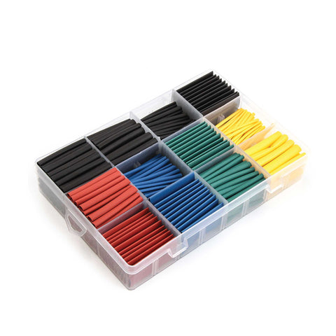 530 Pcs Heating Shrink Sleeve Set Heat Shrinkable Insulation Electrical Cable Tube - SuperSaverAU - view 2
