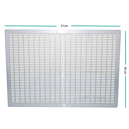 Rooster Farms Plastic Queen Excluder 51x36cm - 10x for 8 Frame Bee Hive
