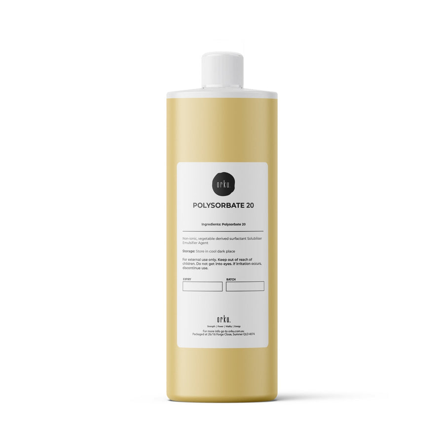 500ml Polysorbate 20 Solubiliser Emulsifier Agent Surfactant - Tween 20 - SuperSaverAU - view 1