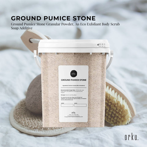 1.3Kg Ground Pumice Stone Granular Powder Tub Exfoliant Body Scrub Soap Additive - SuperSaverAU - view 2
