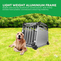 All For Paws Aluminium Dog Travel Crate 63x88x68cm - Secure, Lightweight Design - SuperSaverAU - view 4
