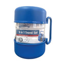 Pawise 3 in 1 Travel Set - Portable Feeder & Drinker, 16.5cm x 12cm, 2L Capacity - SuperSaverAU - view 1