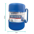 Pawise 3 in 1 Travel Set - Portable Feeder & Drinker, 16.5cm x 12cm, 2L Capacity - SuperSaverAU - view 3