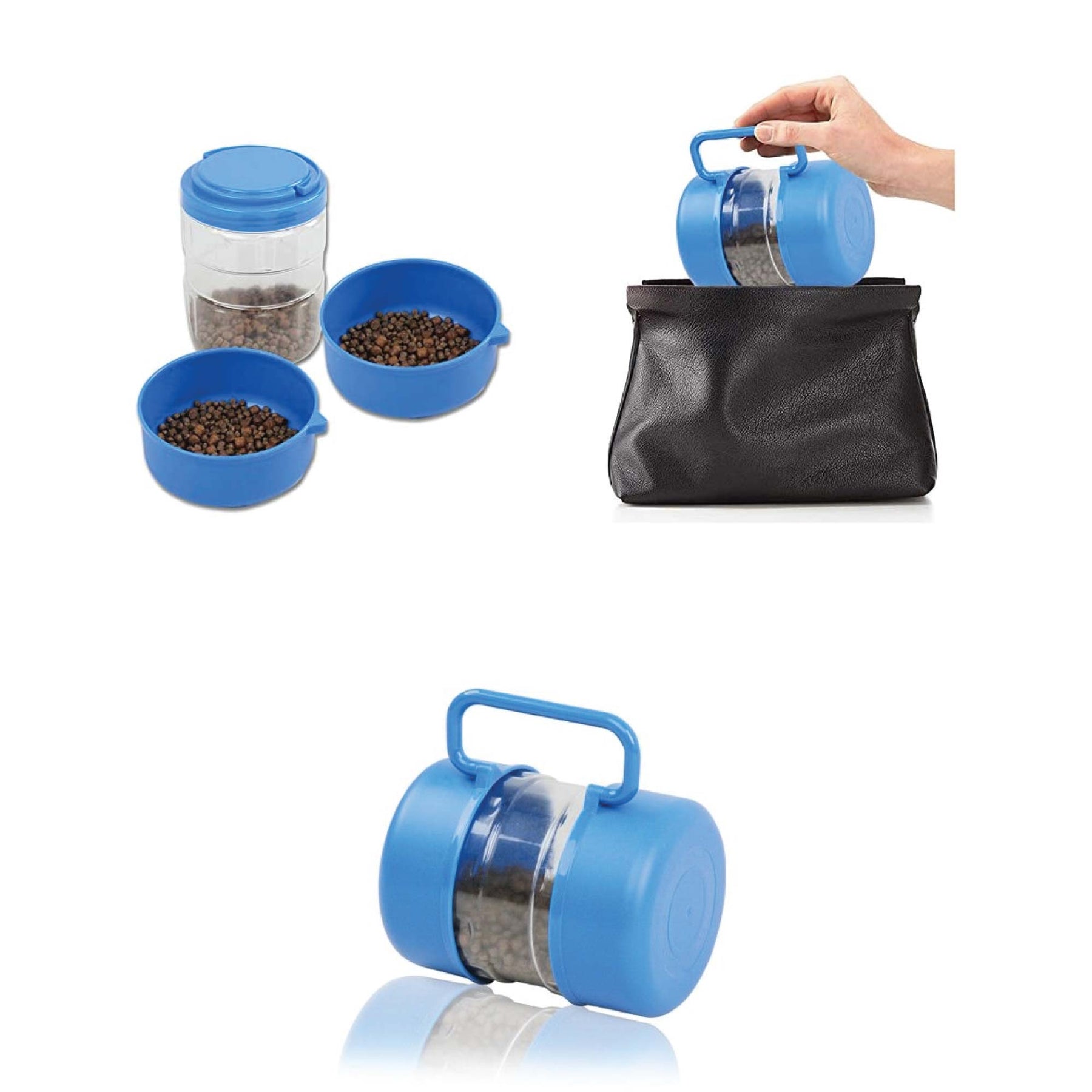 Pawise 3 in 1 Travel Set - Portable Feeder & Drinker, 16.5cm x 12cm, 2L Capacity - SuperSaverAU - view 7