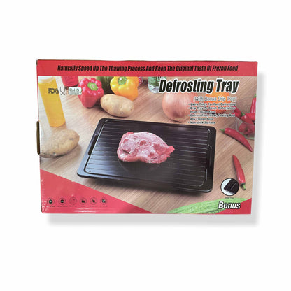 Miracle Medium Aluminium Fast Defrosting Meat Tray with Water Tray FDA Approved