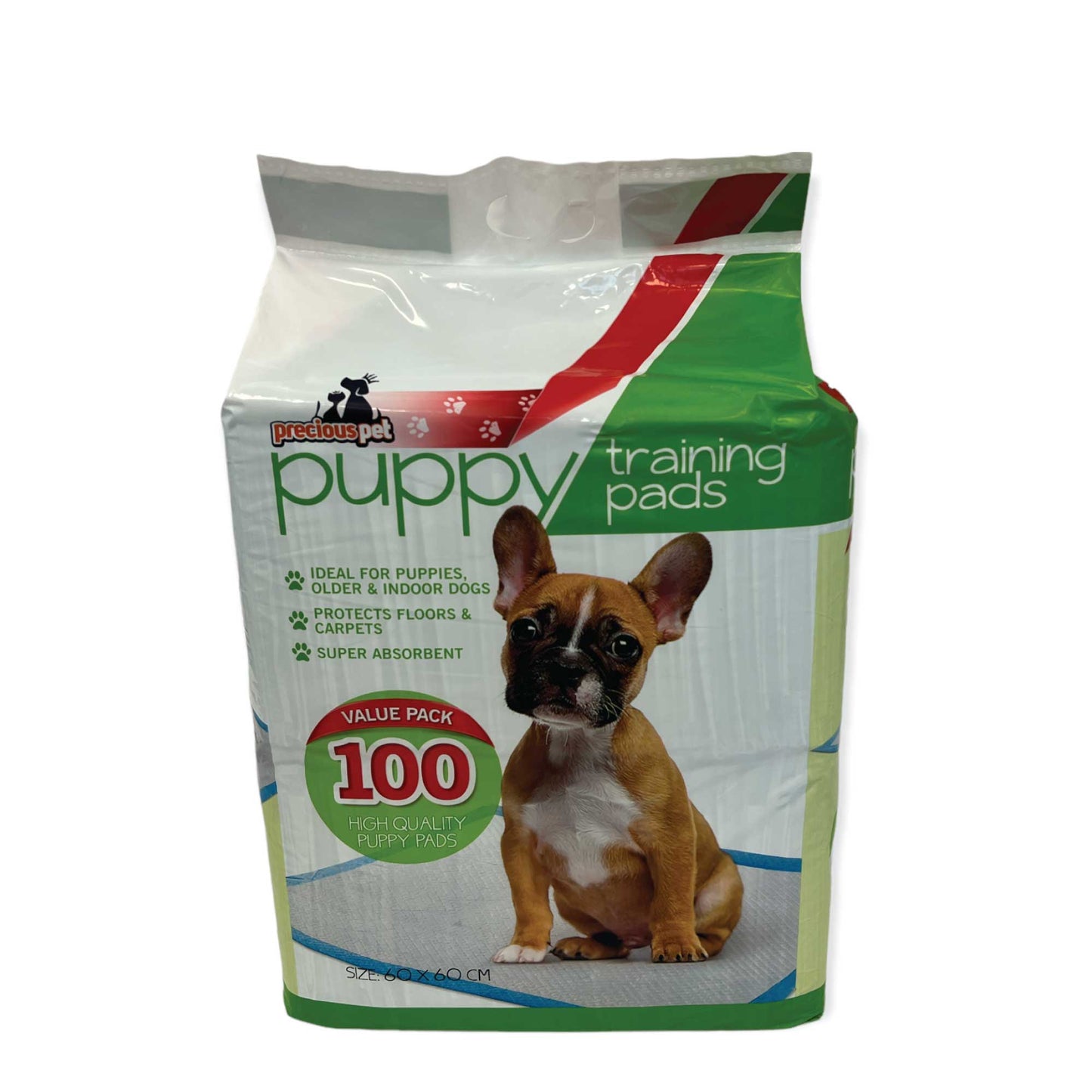 Puppy Training Pads 100 Pack 60x60cm Super Absorbent Leak Resistant Mat