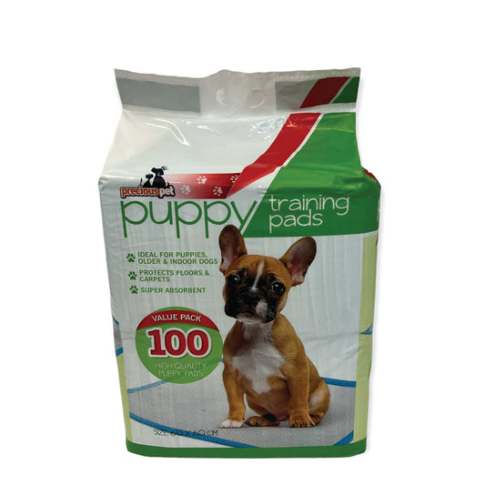 Puppy Training Pads 100 Pack 60x60cm Super Absorbent Leak Resistant Mat