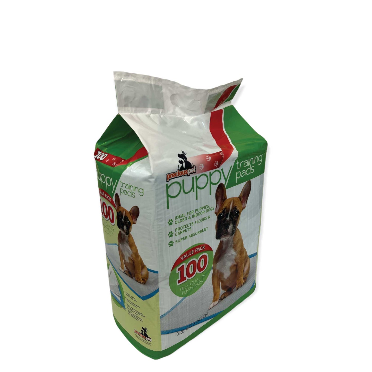 Puppy Training Pads 100 Pack 60x60cm Super Absorbent Leak Resistant Mat