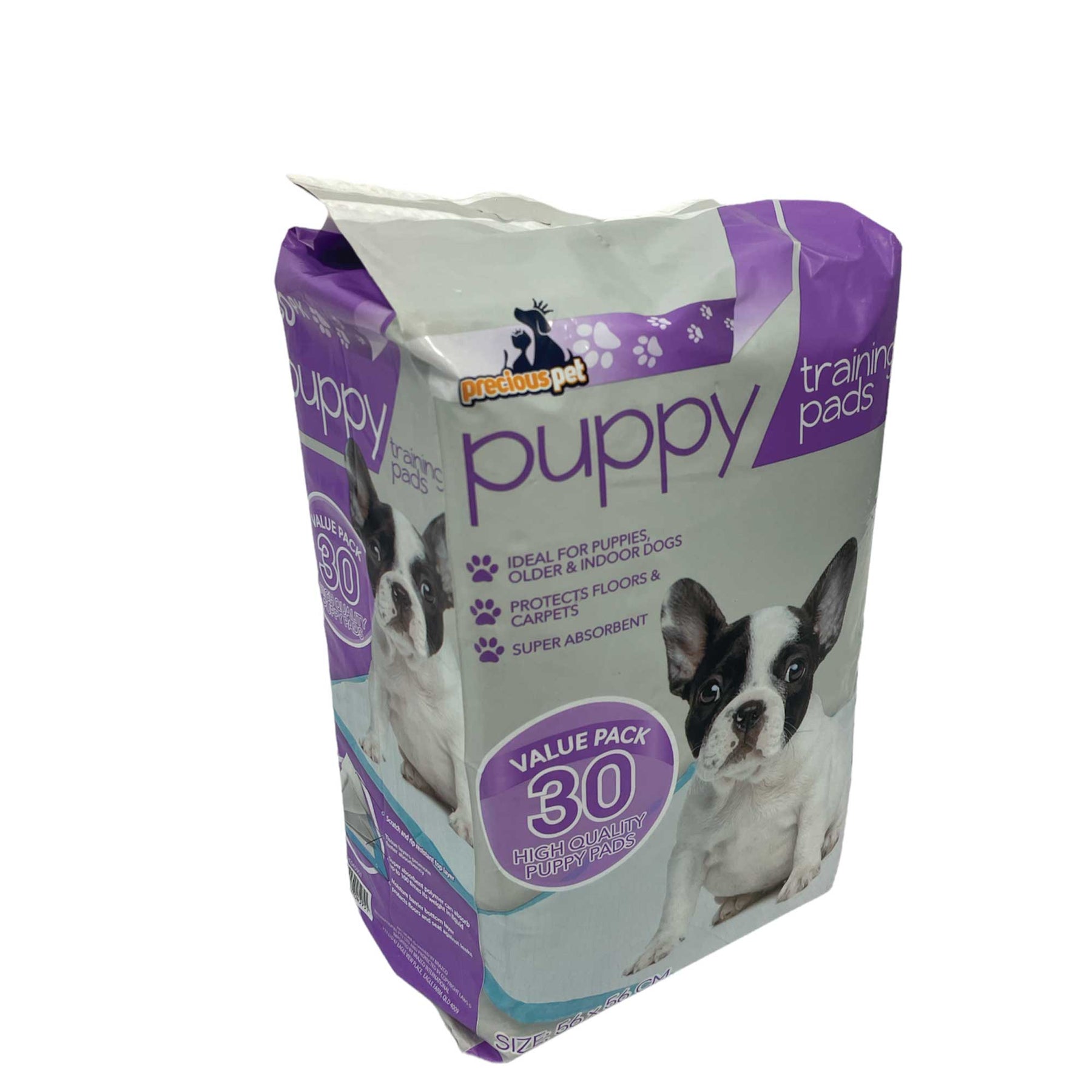 Puppy Training Pads 30 Pack 56x56cm Super Absorbent Leak Resistant - SuperSaverAU - view 2