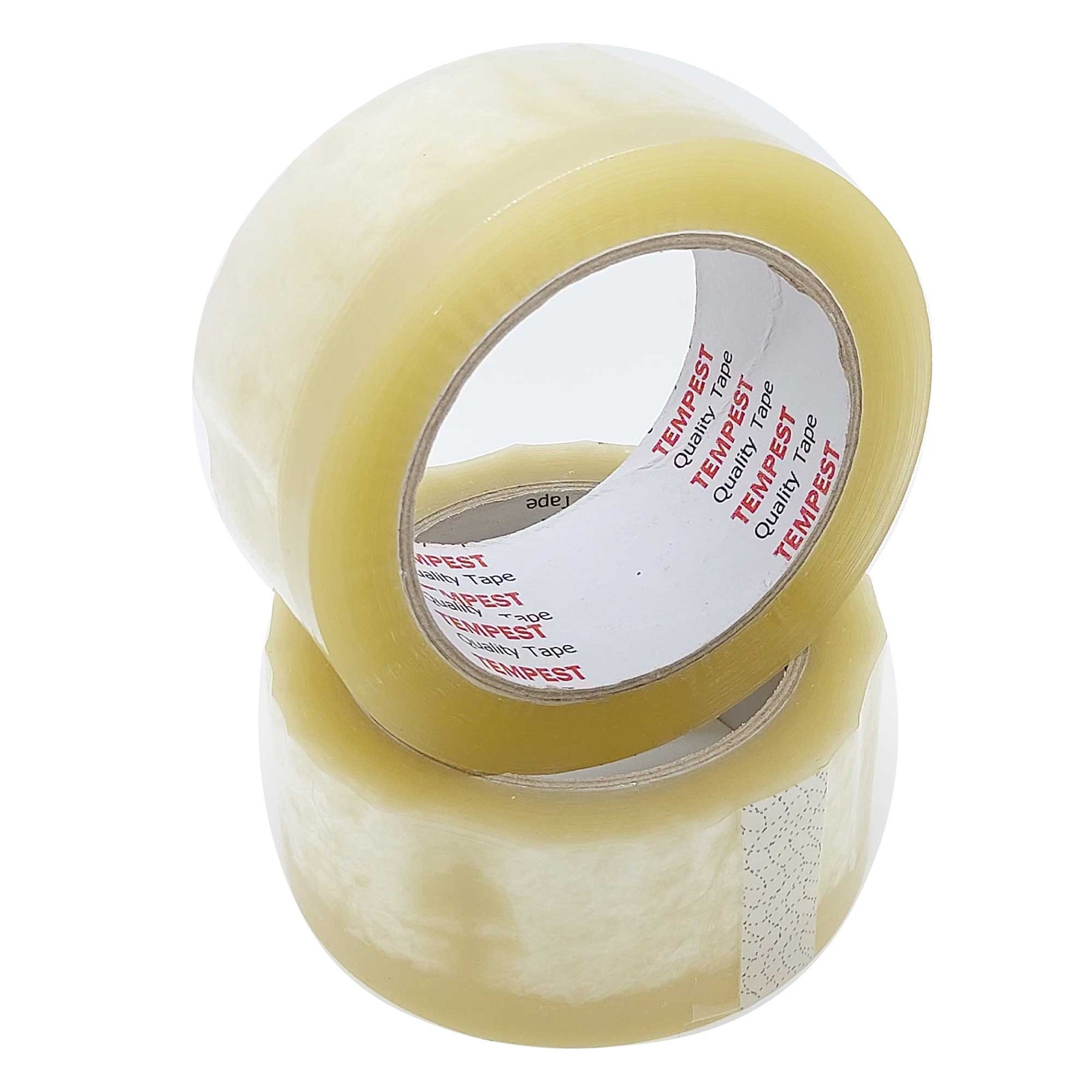 Tempest Hot Melt Clear Tape 48mmx75m - Strong Adhesive for Heavy Duty Packing - SuperSaverAU - view 1