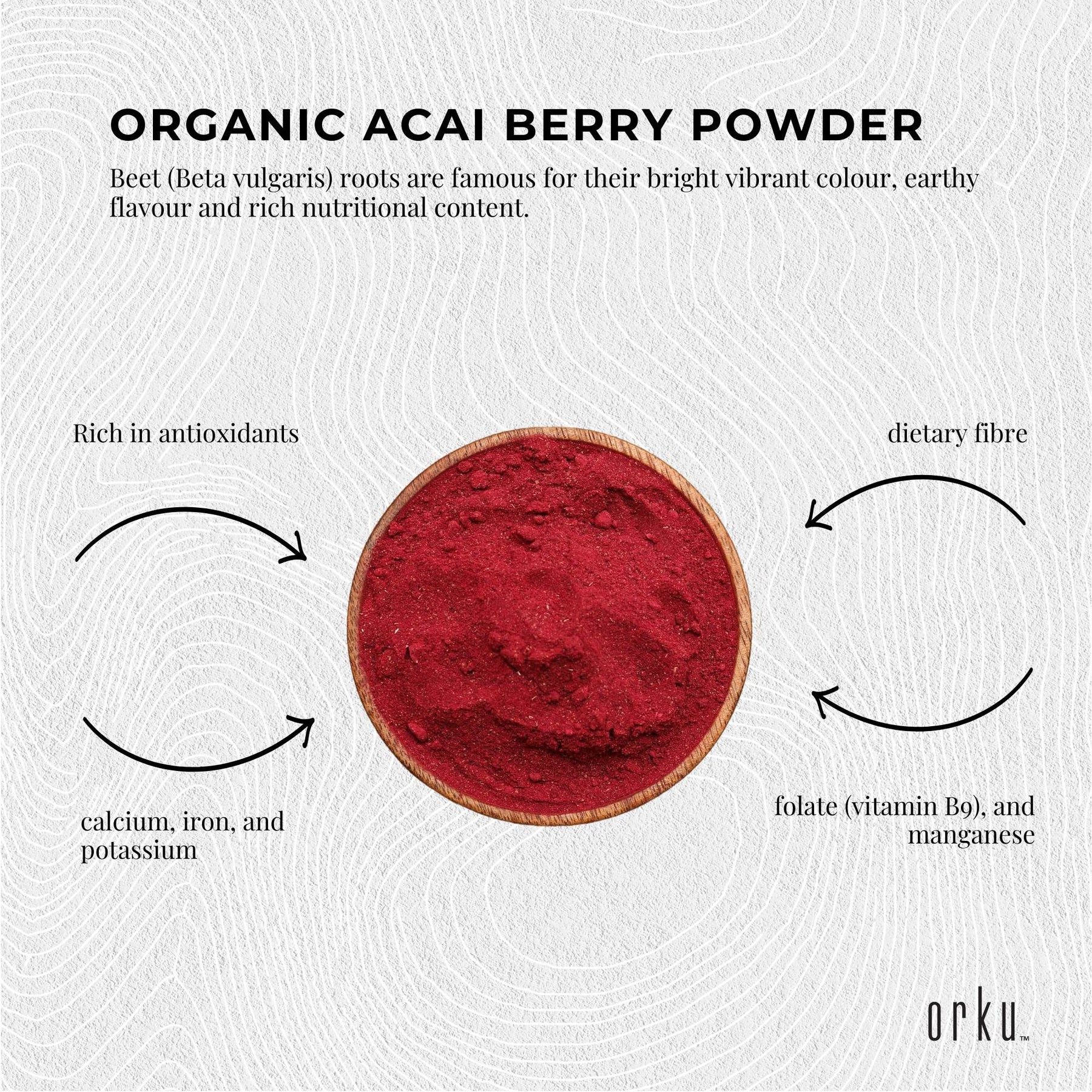 2Kg Organic Beetroot Powder Superfood Beet Root Supplement Beta Vulgaris