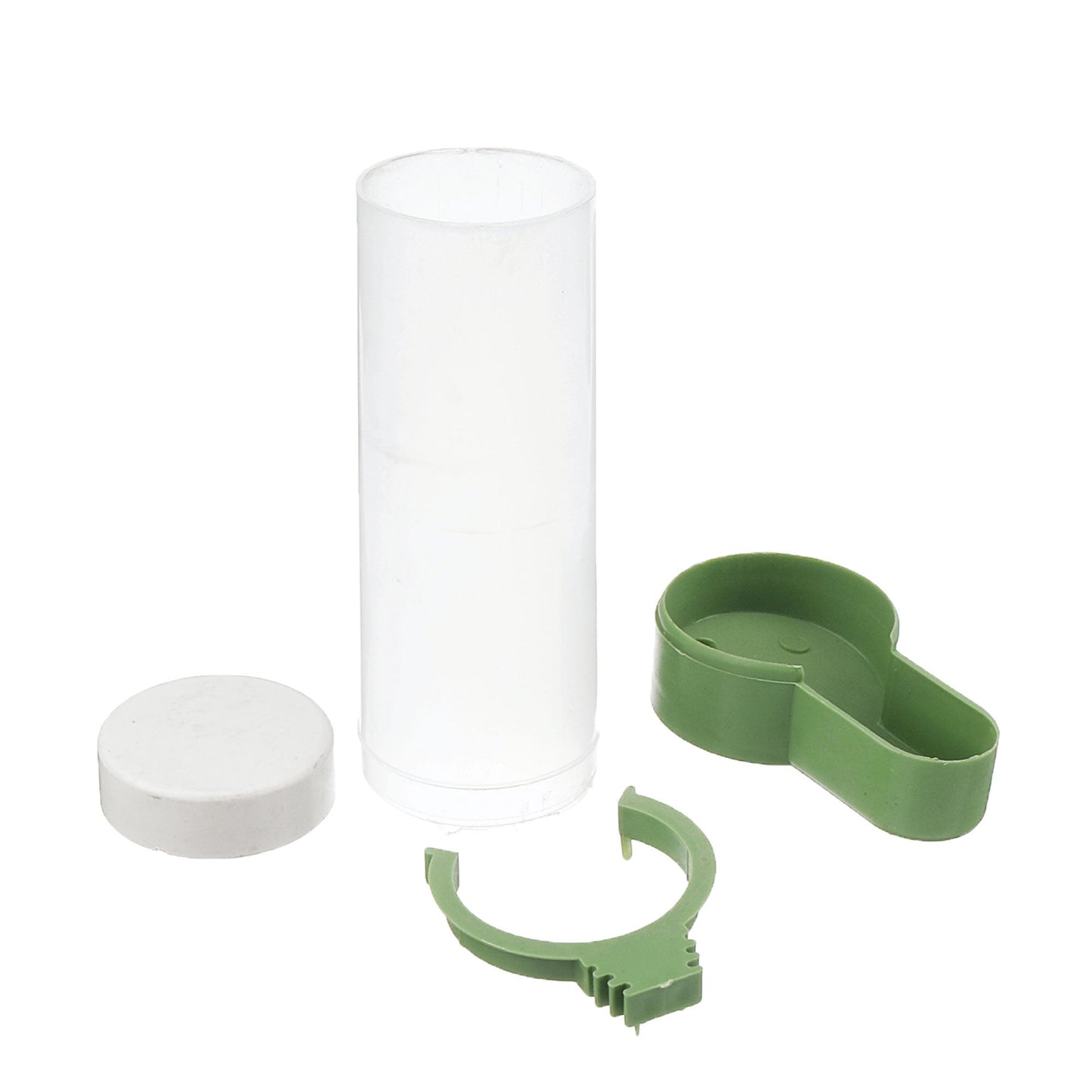 Pet Bird Food Dispenser 4x8.5x13cm, Durable Automatic Feeder for Aviary, 5 Pack