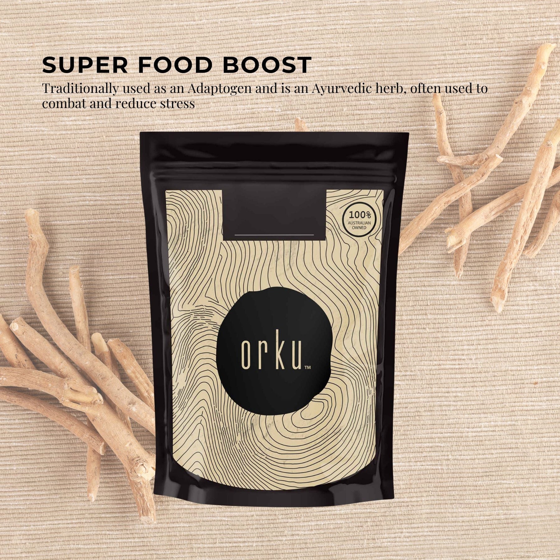 2Kg Organic Ashwagandha Root Powder Withania Somnifera Herb Supplement - SuperSaverAU - view 3