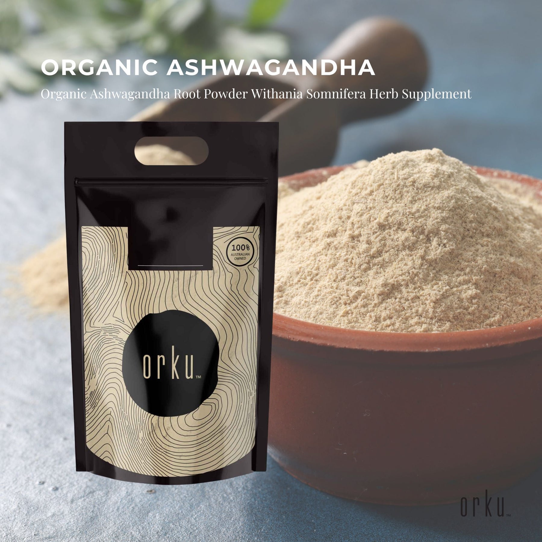 5Kg Organic Ashwagandha Root Powder Withania Somnifera Herb Supplement - SuperSaverAU - view 2