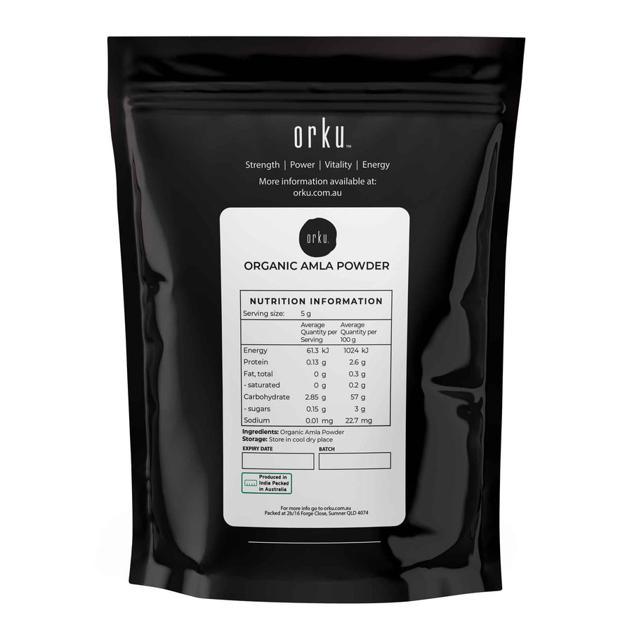 100g Organic Amla Powder Indian Gooseberry Emblica Officinalis Fruit Supplement - SuperSaverAU - view 1