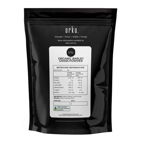 Organic Barley Grass Powder 2Kg - Hordeum Vulgare Leaf Superfood - SuperSaverAU - view 1