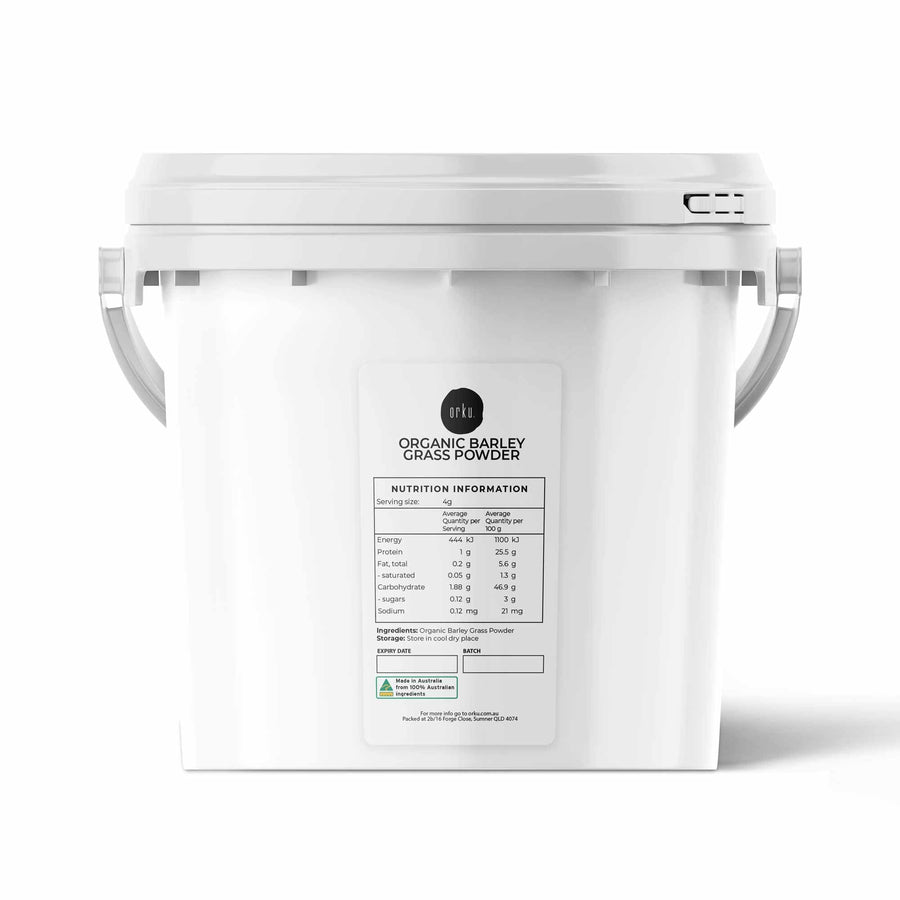 Organic Barley Grass Powder 2Kg - Hordeum Vulgare Superfood Supplement - SuperSaverAU - view 1