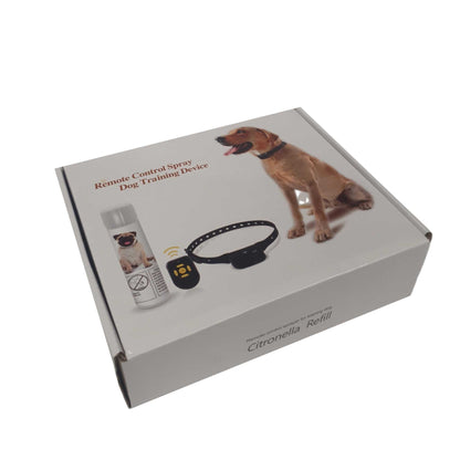 Anti Bark Citronella Training Collar - Rechargeable, Remote, 80m Range, 85g Refill