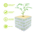 Nutrifield Stonewool 8pk - 75x75x65mm Blocks for Root Development & Disease Control - SuperSaverAU - view 1
