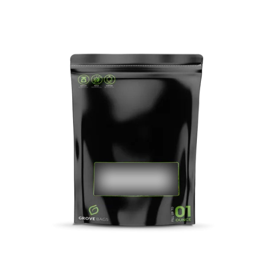 Grove Bags 10x 28g Windowed Resealable Bags - TerpLoc Herb Fresh Storage - SuperSaverAU - view 1