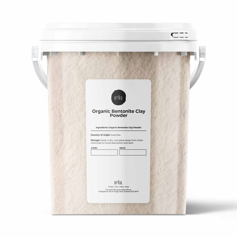 1.1Kg Organic Sodium Bentonite Clay Powder Tub Bucket - Cosmetic Montmorillonite - SuperSaverAU - view 1