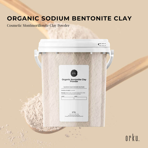 1.1Kg Organic Sodium Bentonite Clay Powder Tub Bucket - Cosmetic Montmorillonite - SuperSaverAU - view 2