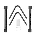 Social Hike Single Bike Rack Stand with Adjustable Rubber Feet - Black