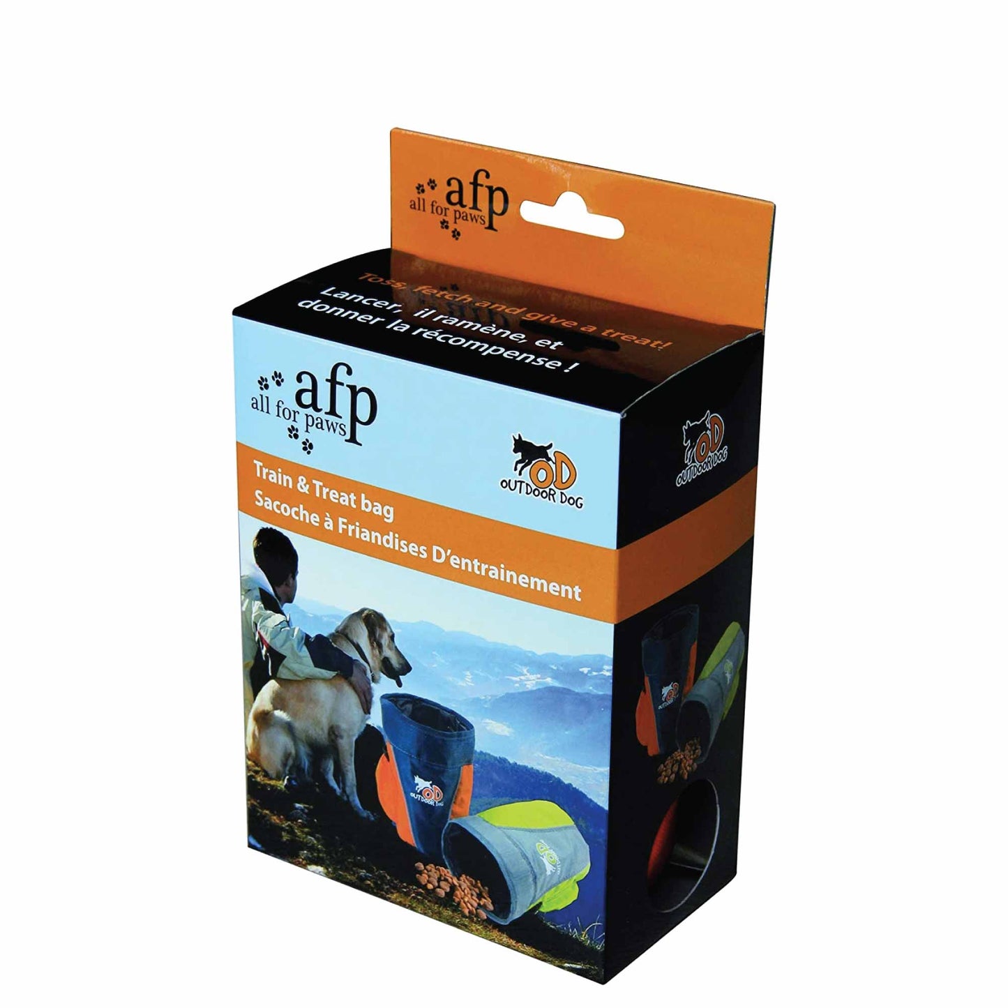 Train and Treat Bag - Foldable Nylon Pouch 11x12.5x18.5cm - Obedience Training