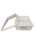 High Back Cat Litter Tray 58x45x25cm - Anti-Tracking, Easy Clean, White - SuperSaverAU - view 2