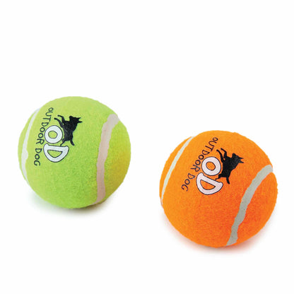 All For Paws 6 Pack Squeaking Tennis Balls 6.5cm - High Visibility Dog Toy