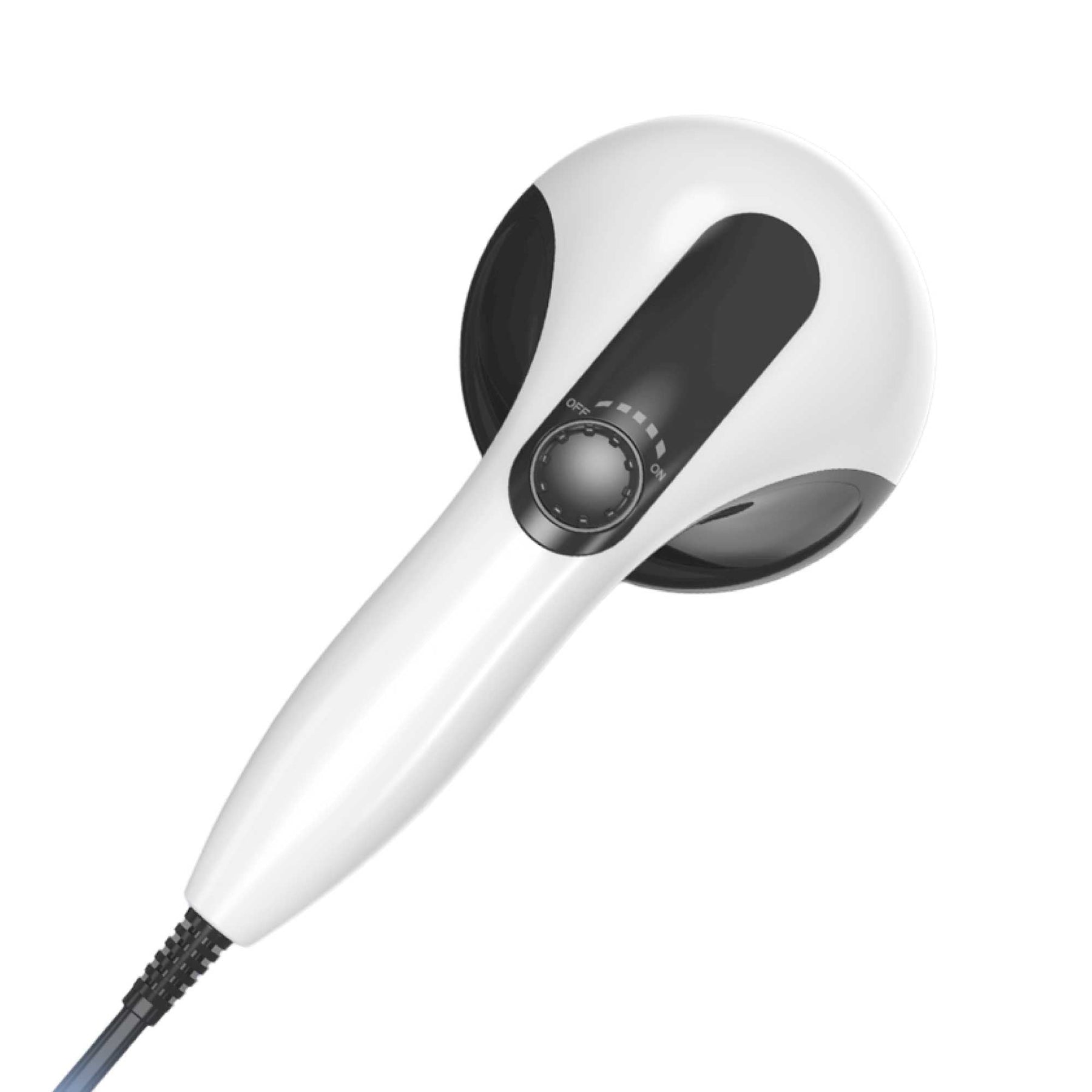 Handheld Black Vibration Massager 4 Interchangeable Heads Adjustable Speed 28W - SuperSaverAU - view 5